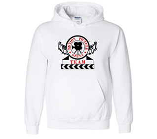 Stunt Team White Sweatshirt with Pockets